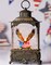 Eagle Snow Globe Lantern 4th of July Decoration – LED Patriotic American Flag Tabletop Lantern with Timer, Independence Day Home Decor 10.2 Inch